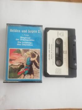 Helden und Sagen I Folge 1 Siegfried der Drachentöter/Die Irrfahrten des Odysseus Schwarz mit Weißen Aufkleber CDA 40113/1 Delta